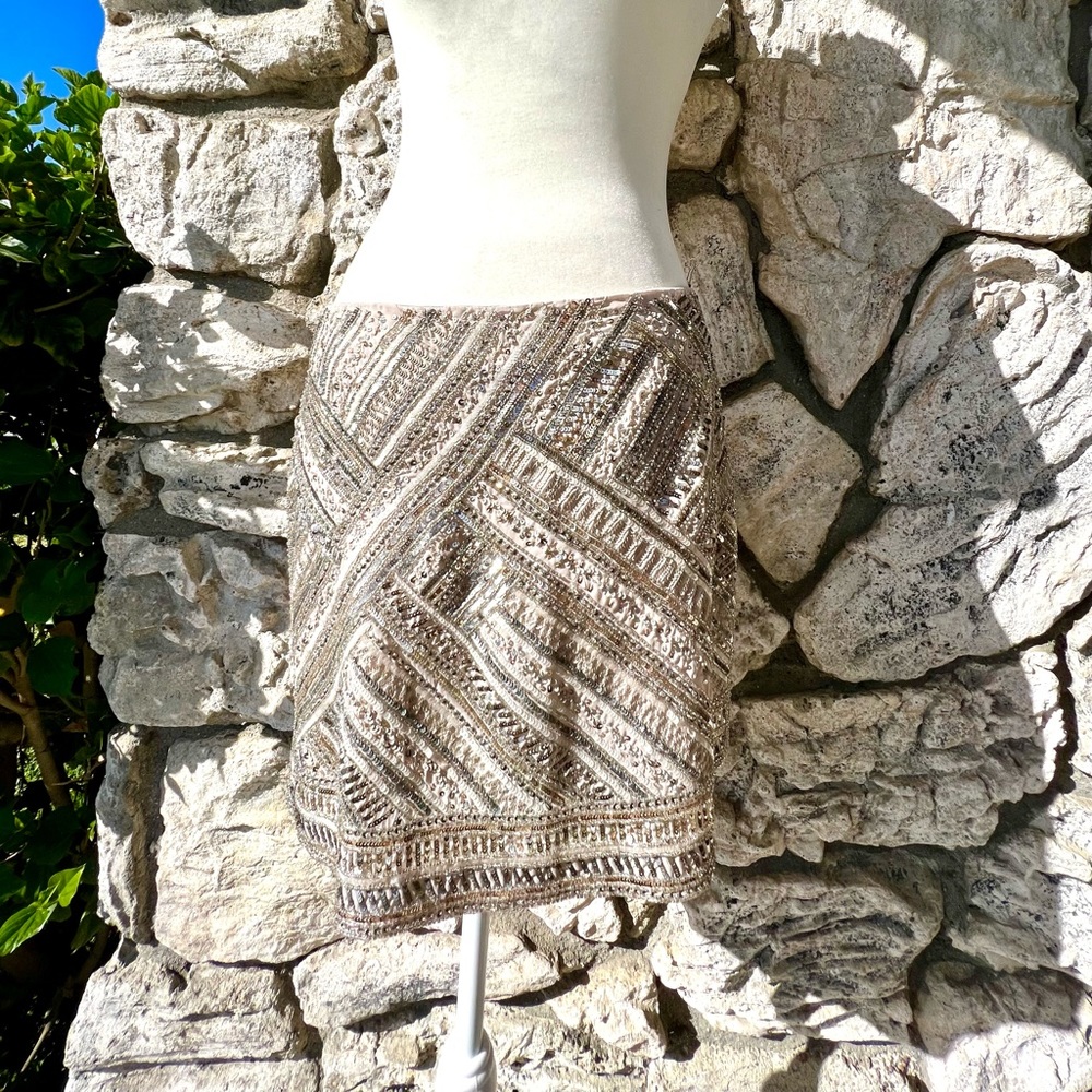 Club Monaco Sequin Mini Skirt Size 10